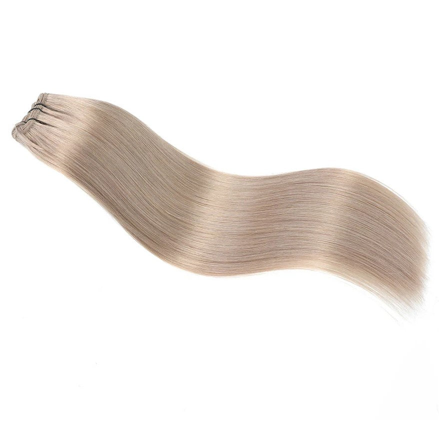 GENIUS WEFT HAIR EXTENSIONS Weft Hair #17 Dark Ash Blonde, SEW IN EXTENSIONS, GENIUS WEFT HAIR, NATURAL HUMAN HAIR