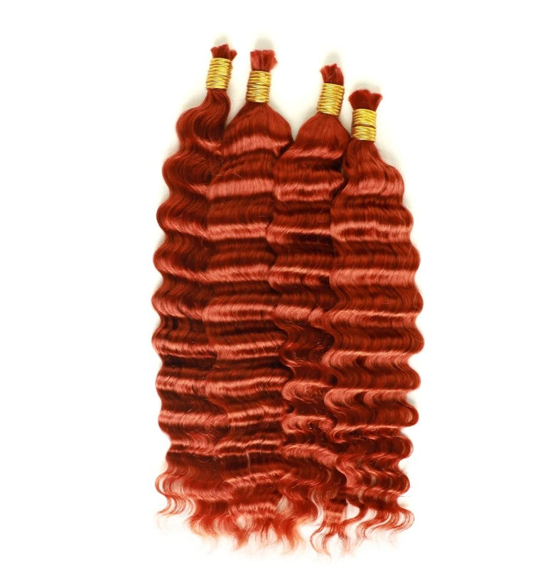 DEEP WAVE BULK 350# Ginge Deep Wave, BULK HAIR EXTENSIONS, REAL HUMAN HAIR