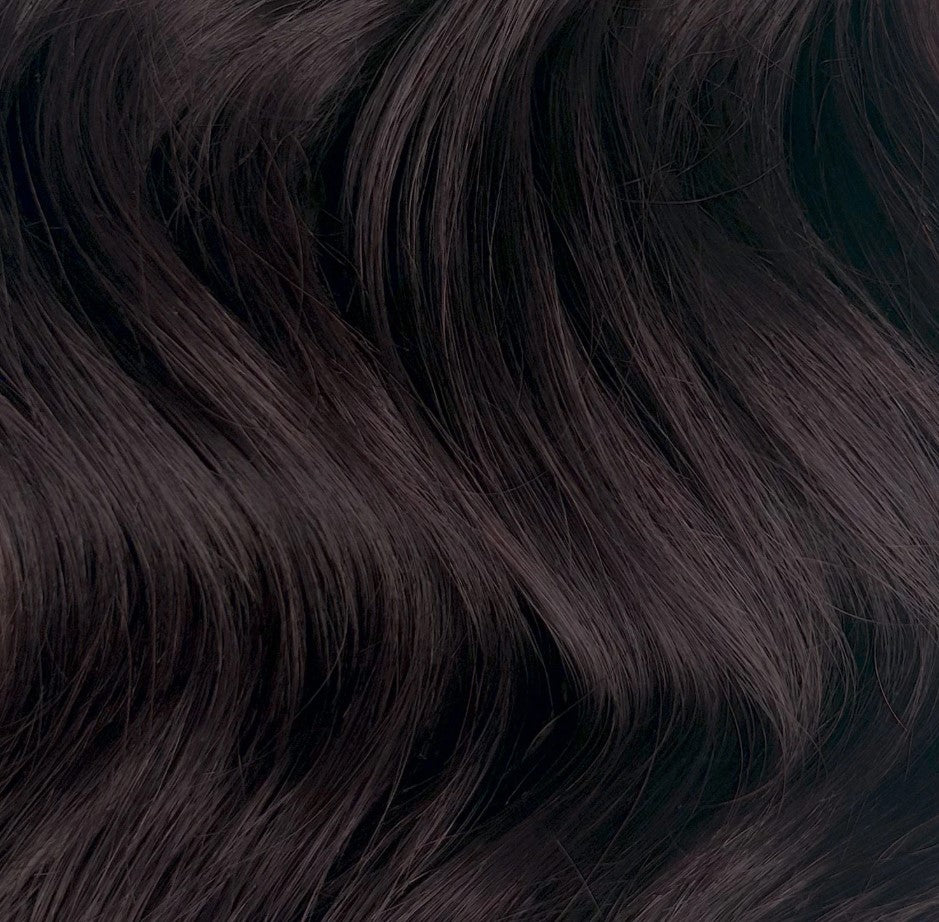 BODY WAVE PONYTAIL WIG 100% REAL HAIR #1C Midnight Brown, NATURAL COLOR PONYTAIL, PNHAIR01