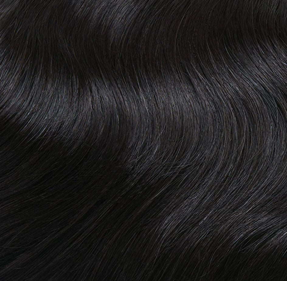 BODY WAVE PONYTAIL WIG 100% REAL HAIR #1b Natural Black, NATURAL COLOR PONYTAIL, PNHAIR03
