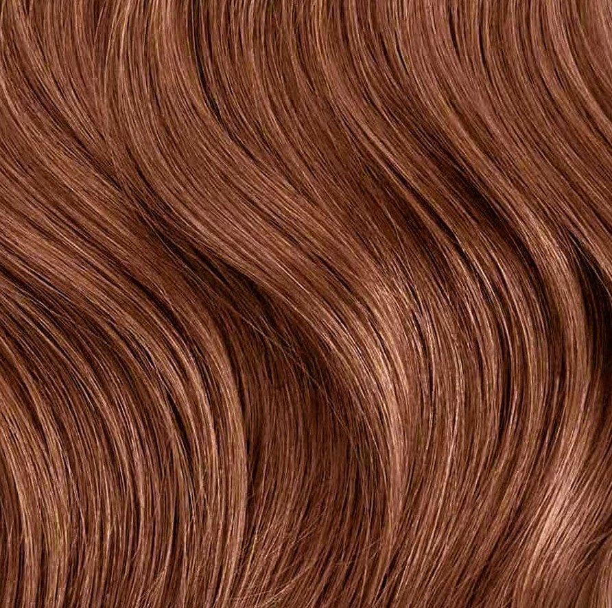 BODY WAVE PONYTAIL WIG 100% REAL HAIR  #30 Medium Copper, NATURAL COLOR PONYTAIL, PNHAIR06