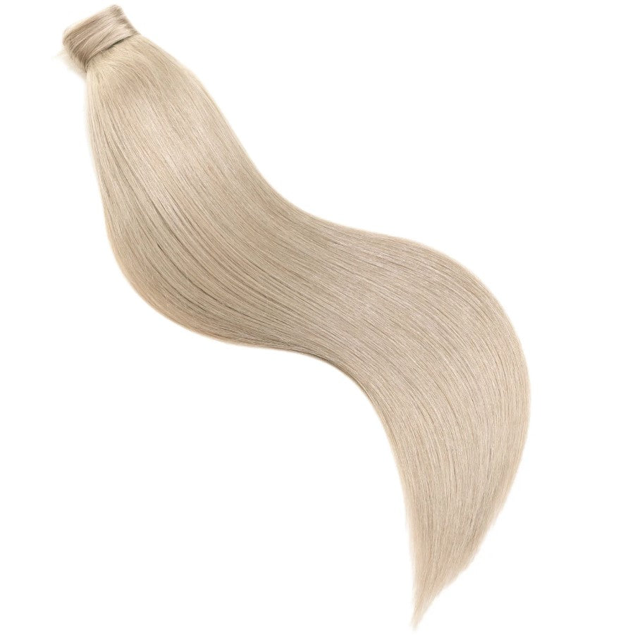 BODY WAVE PONYTAIL WIG 100% REAL HAIR #18a Ash Blonde, NATURAL COLOR PONYTAIL, PNHAIR12