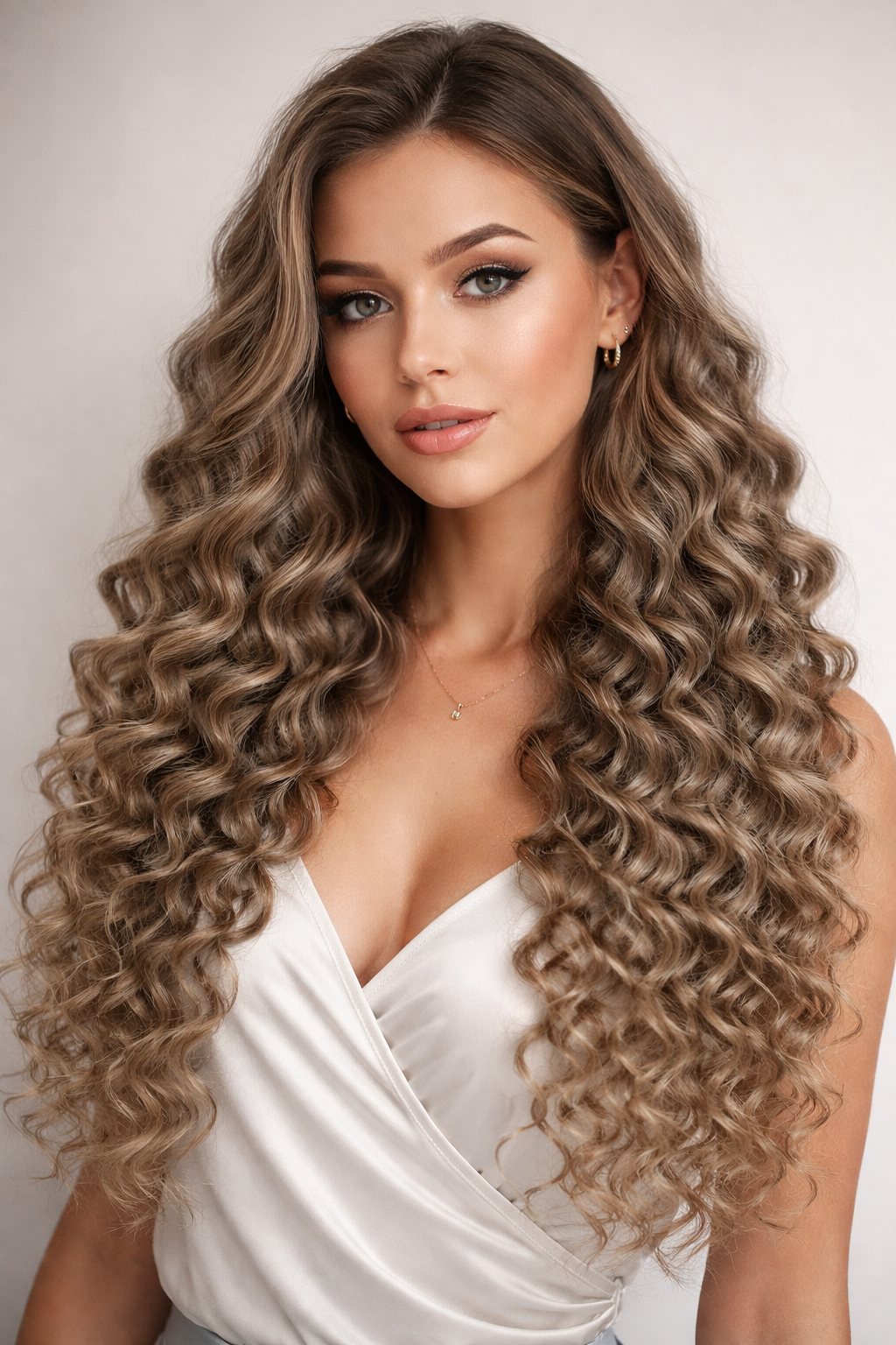 DEEP WAVE BULK HUMAN HAIR Smoky Blonde, BULK HAIR EXTENSIONS, REAL HUMAN HAIR (Copy)