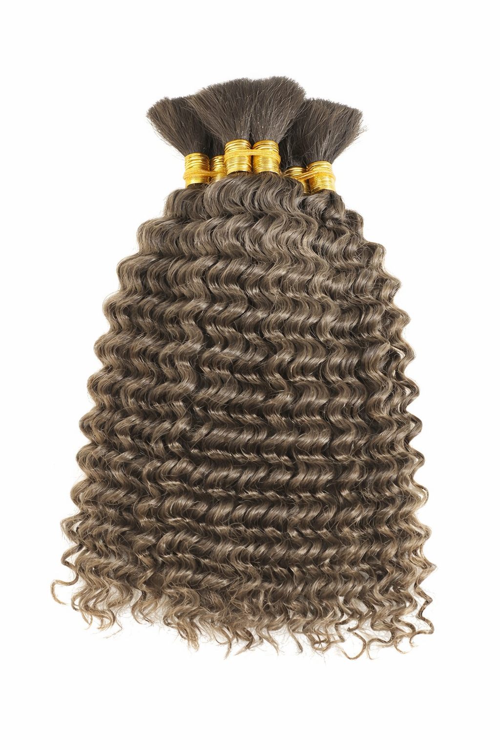 DEEP WAVE BULK HUMAN HAIR Smoky Blonde, BULK HAIR EXTENSIONS, REAL HUMAN HAIR (Copy)