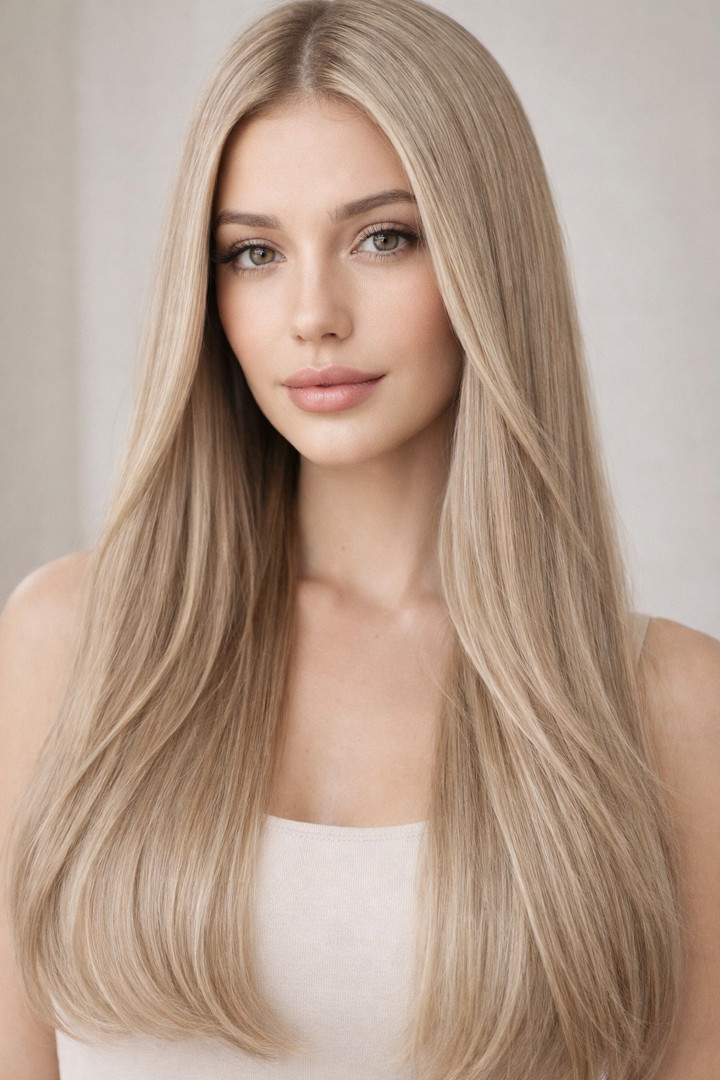 CLIP IN HAIR EXTENSIONS Topois, Straight, Natural Look, 100% Human Hair, Easy Clip In, Comfortable Fit, Versatile Styling, Long Lasting Quality. CLIHAIR48