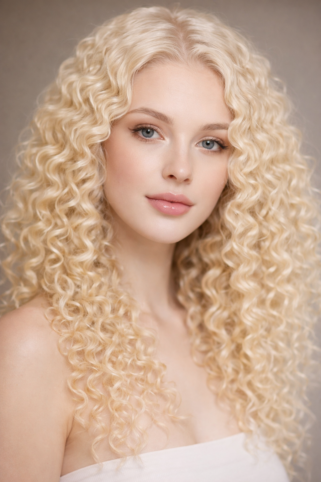DEEP WAVE BULK HUMAN HAIR Vanilla Blonde, BULK HAIR EXTENSIONS, REAL HUMAN HAIR