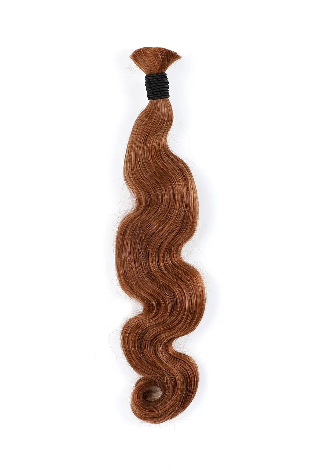 Deep Wave Salt and Pepper Bulk Hair Auburn Brown , BULK HAIR EXTENSIONS, REAL HUMAN HAIR
