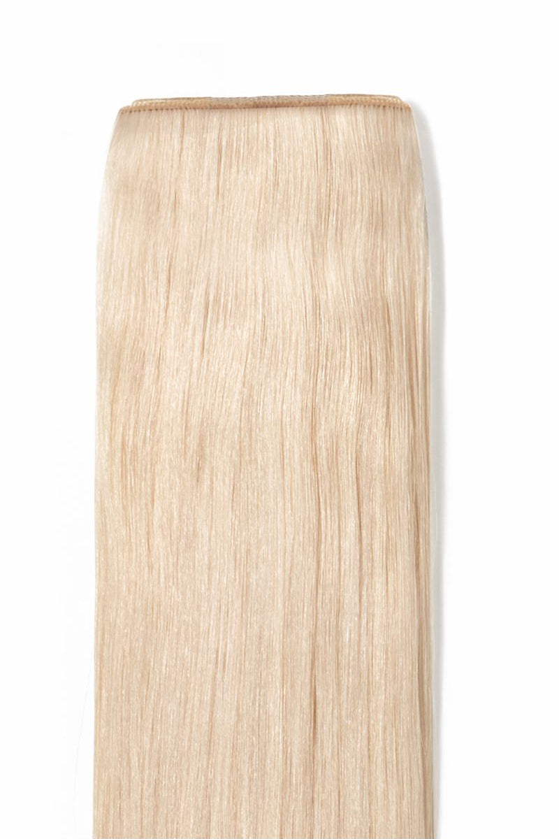 GENIUS WEFT HAIR EXTENSIONS Blonde 1001, SEW IN EXTENSIONS, GENIUS WEFT HAIR, NATURAL HUMAN HAIR