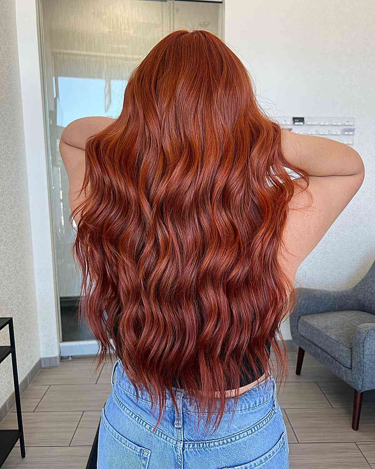 GENIUS WEFT HAIR EXTENSIONS Weft Hair #30 Medium Copper, SEW IN EXTENSIONS, GENIUS WEFT HAIR, NATURAL HUMAN HAIR