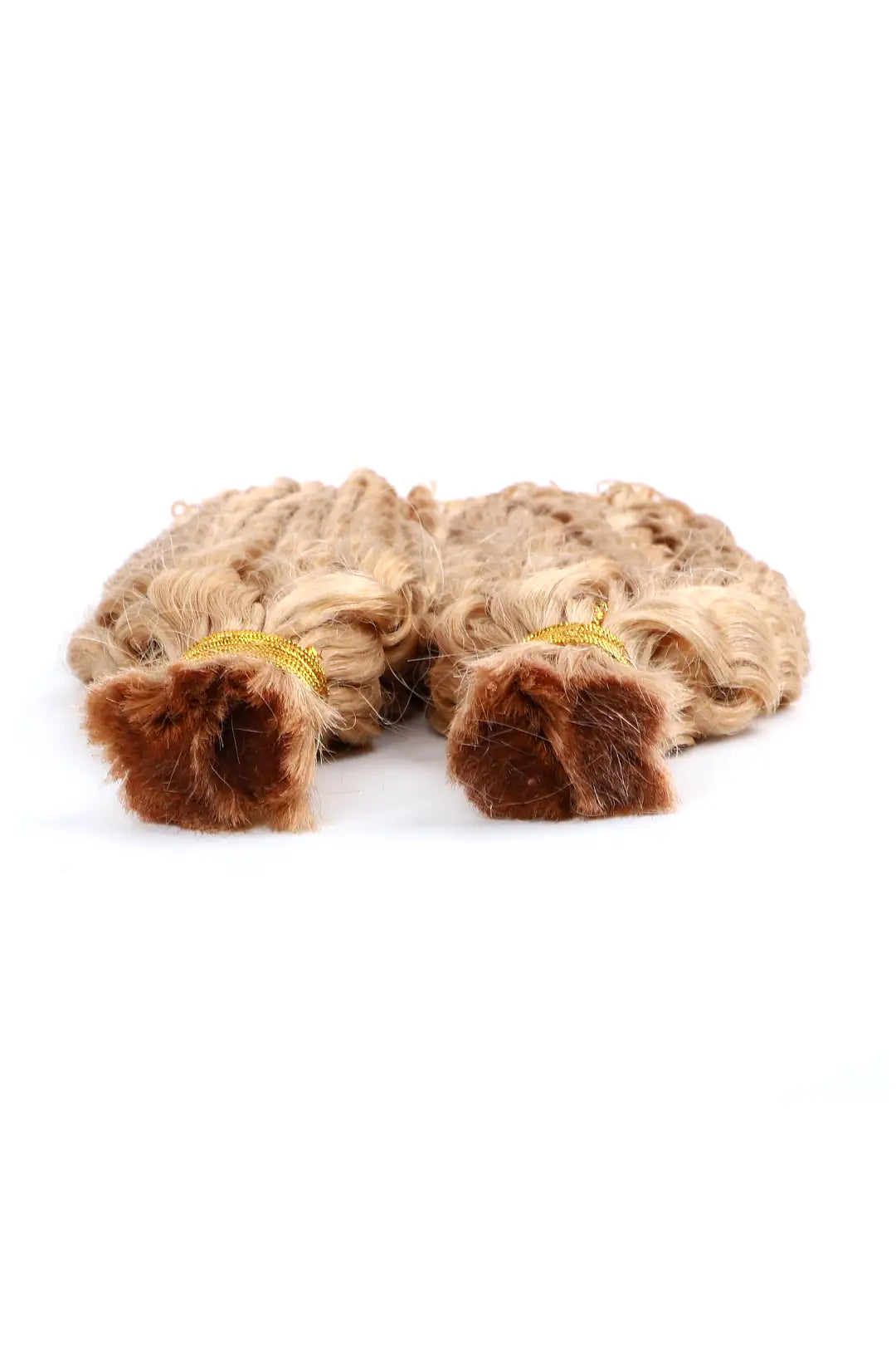 Deep Wave Salt and Pepper Bulk Hair Strawberry Blonde, BULK HAIR EXTENSIONS, REAL HUMAN HAIR