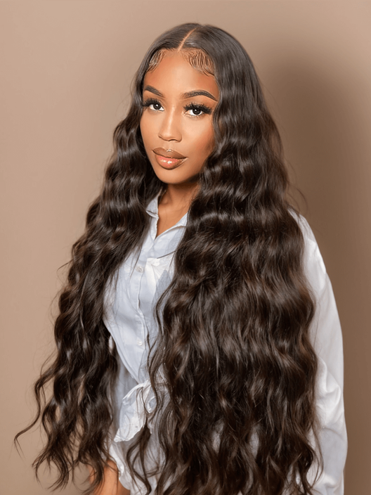 DEEP WAVE BULK #4 Deep Wave Dark Brown, BULK HAIR EXTENSIONS, REAL HUMAN HAIR