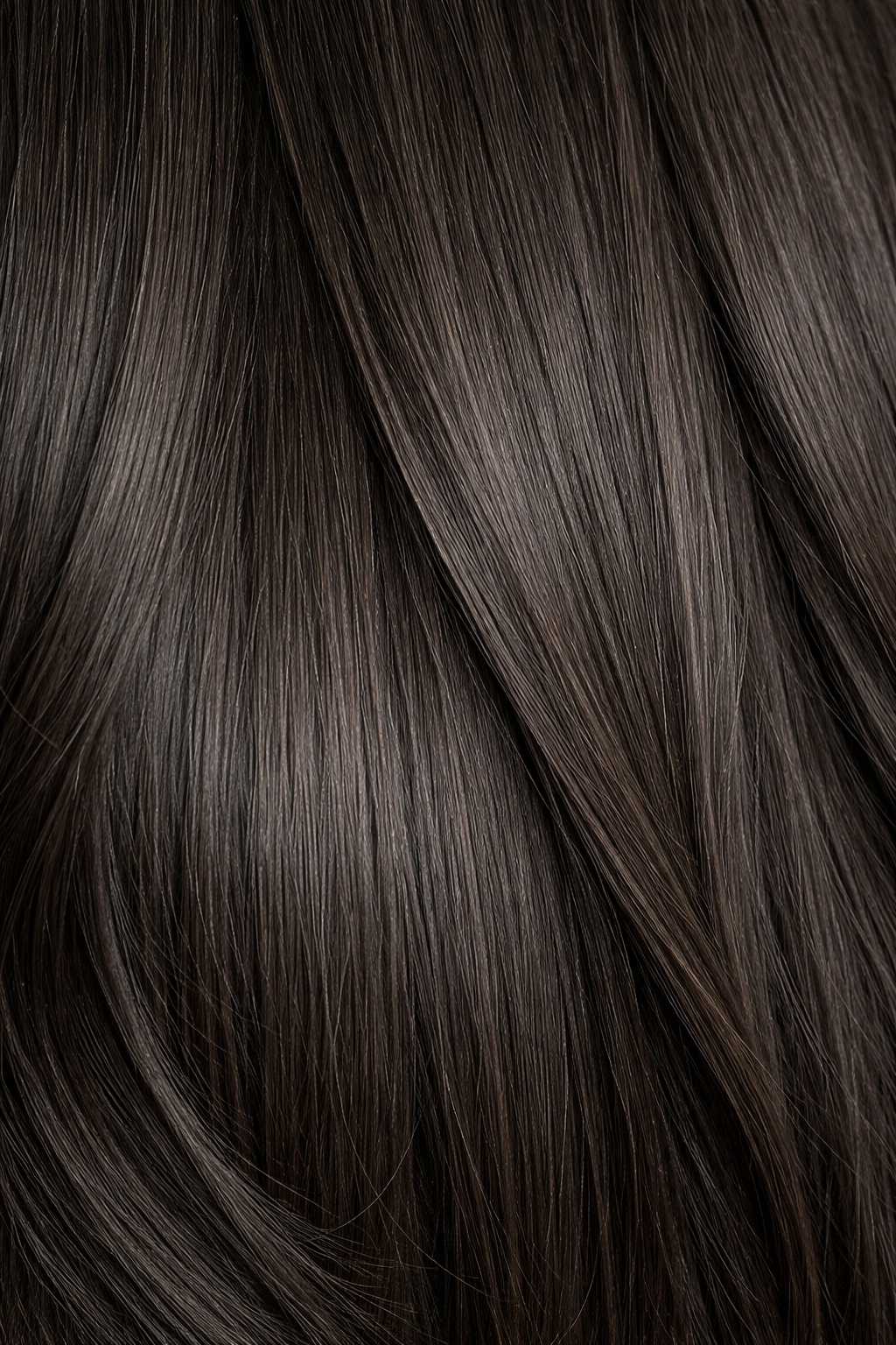 CLIP IN HAIR EXTENSIONS Dark Smoky Brown, Straight, Natural Look, 100% Human Hair, Easy Clip In, Comfortable Fit, Versatile Styling, Long Lasting Quality. CLIHAIR22