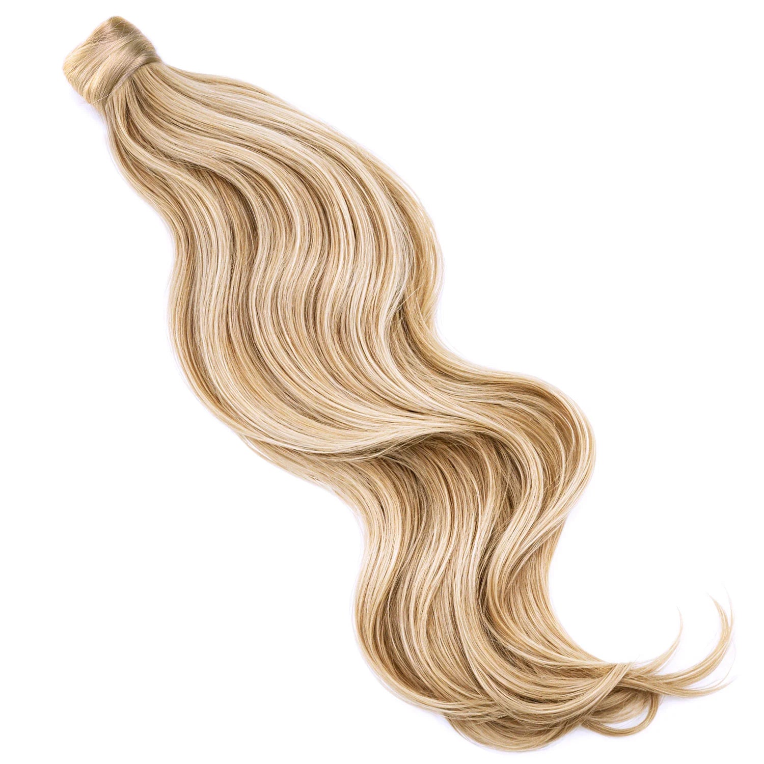 BODY WAVE PONYTAIL WIG 100% REAL HAIR #27/60 Bronzed Blonde & Platinum Blonde Highlights, NATURAL COLOR PONYTAIL, PNHAIR16