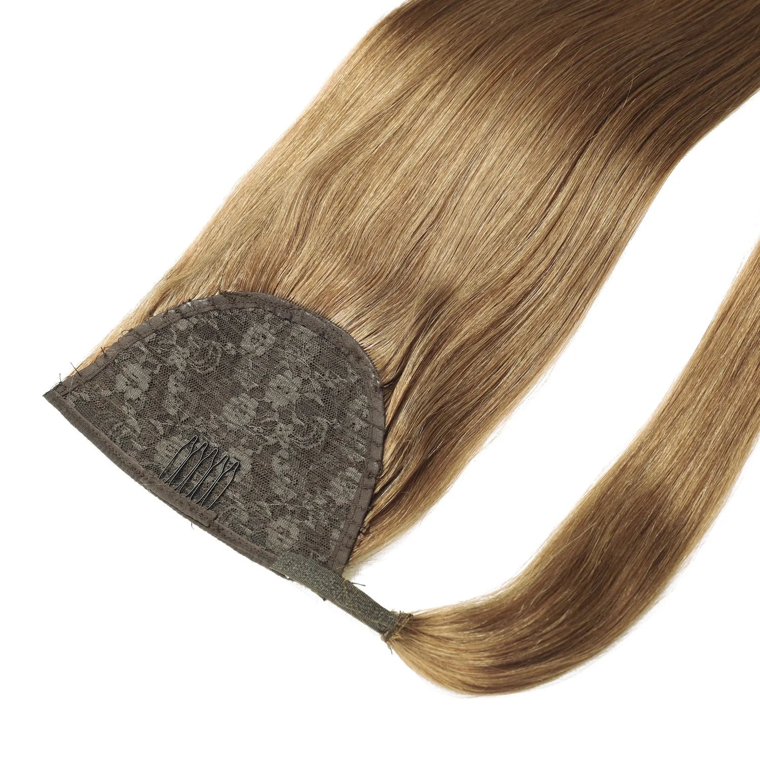 BODY WAVE PONYTAIL WIG 100% REAL HAIR #12 Dirty Blonde, NATURAL COLOR PONYTAIL, PNHAIR23
