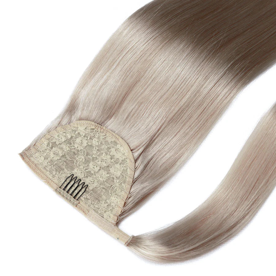 BODY WAVE PONYTAIL WIG 100% REAL HAIR #17 Dark Ash Blonde,  NATURAL COLOR PONYTAIL, PNHAIR29